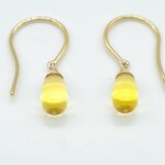 K18YG Earring with Citrine