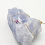 k18YG Bracelet wit Pink sapphire