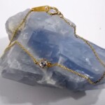 K18YG Bracelet White sapphire
