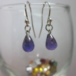 K18WG Amethyst Earrings