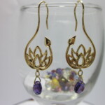K18YG Amethyst Earrings