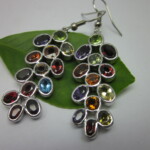 Colored stone Earrings