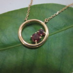 K18YG Ruby Pendant
