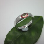 K18WG Padparadscha sapphire & Yellow sapphire Ring