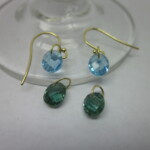 Blue Topatz & Green quartz
