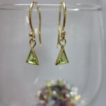 K18YG Peridot Earrings