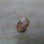 K14PG Opal & Diamond Ring