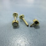 K18YG Diamond Earrings