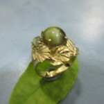K18YG Cat's eye Ring