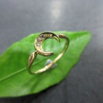 K18YG Diamond Ring