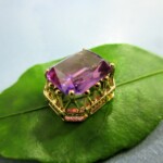 K18YG Amethyst Pendant