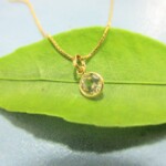 K18YG Yellow sapphire Pendant