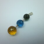 Citrine, Blue topatz & Green quartz