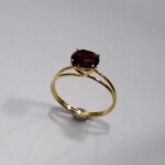 K18YG Garnet Ring