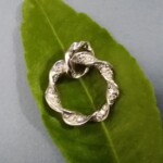 K18WG Diamond Pendant