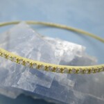 K18YG Diamond Bangle