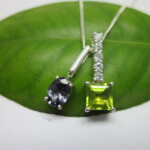 Peridot & Spinel Pendant