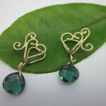 Green quartz Earrings