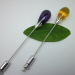 Amethyst & Citrine Brooch