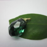 K18YG Green quartz Pendant