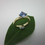 K18YG Blue sapphire Ring