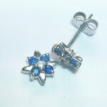 Blue sapphire & Cubic zirconia