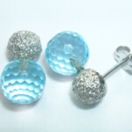 Blue topaz & Cubic zirconia