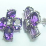 Amethyst & Cubic zirconia