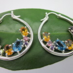 blue topaz, Garnet, Citrine, Amethyst & Peridot