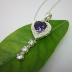 Amethyst & Cubic zirconia