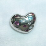 Rose garnet, Cubic zirconia & Blue topaz