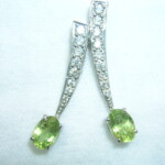 Peridot & Cubic zirconia