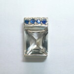 White sapphire & Blue sapphire
